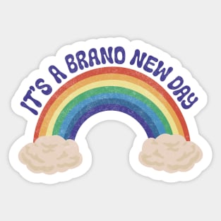 Brand new day Sticker